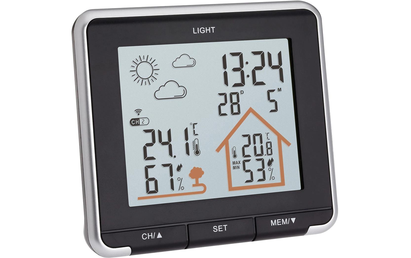 TFA Wetterstation LIFE Exkl. Batterien, Schwarz