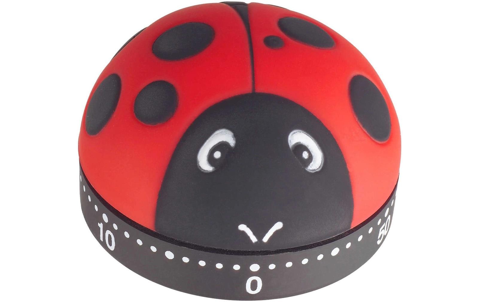 Küchentimer Marienkäfer rot/schwarz, FE-TFA