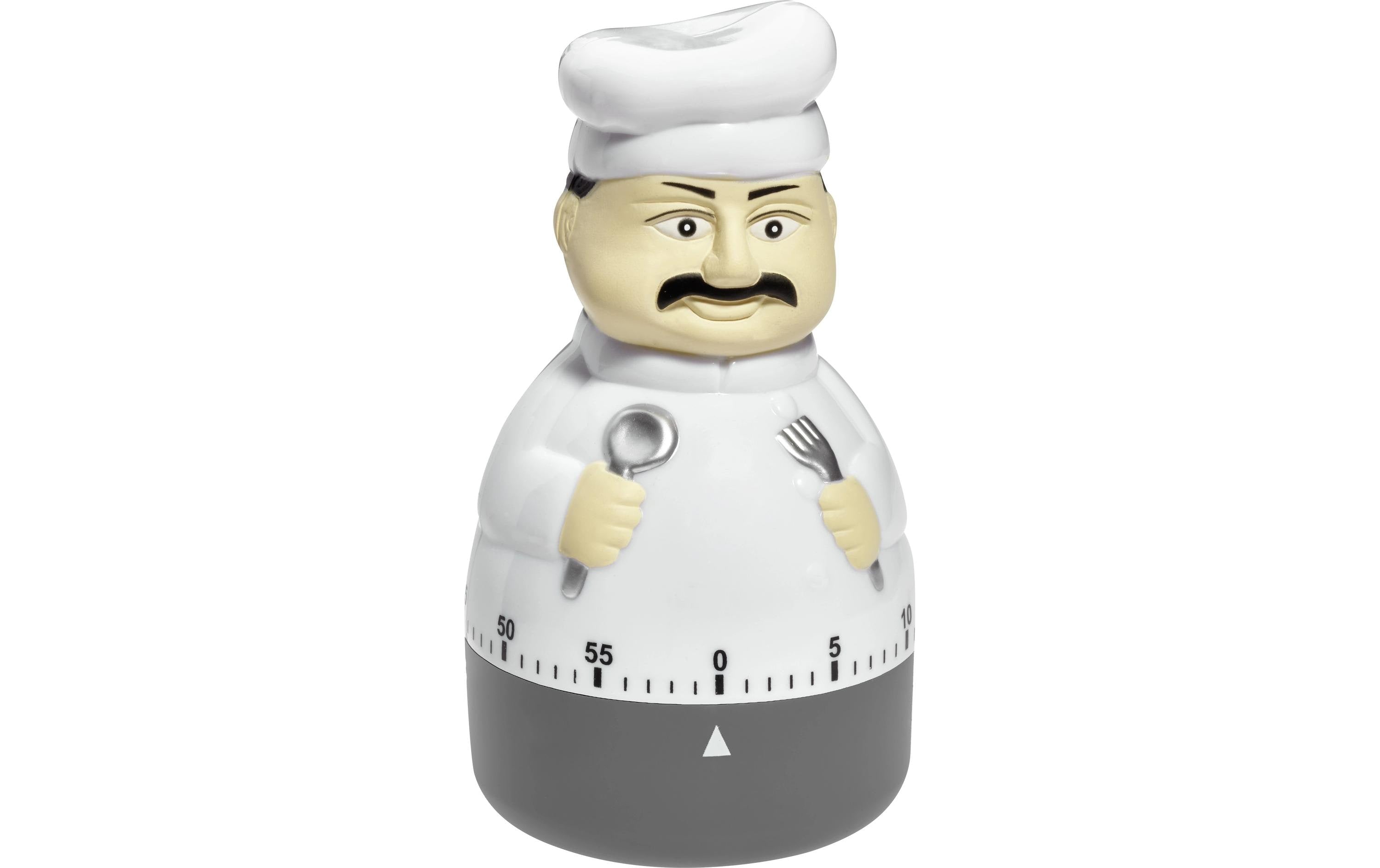 Küchentimer Koch weiss/grau, FE-TFA