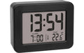TFA Digitalwecker Schwarz