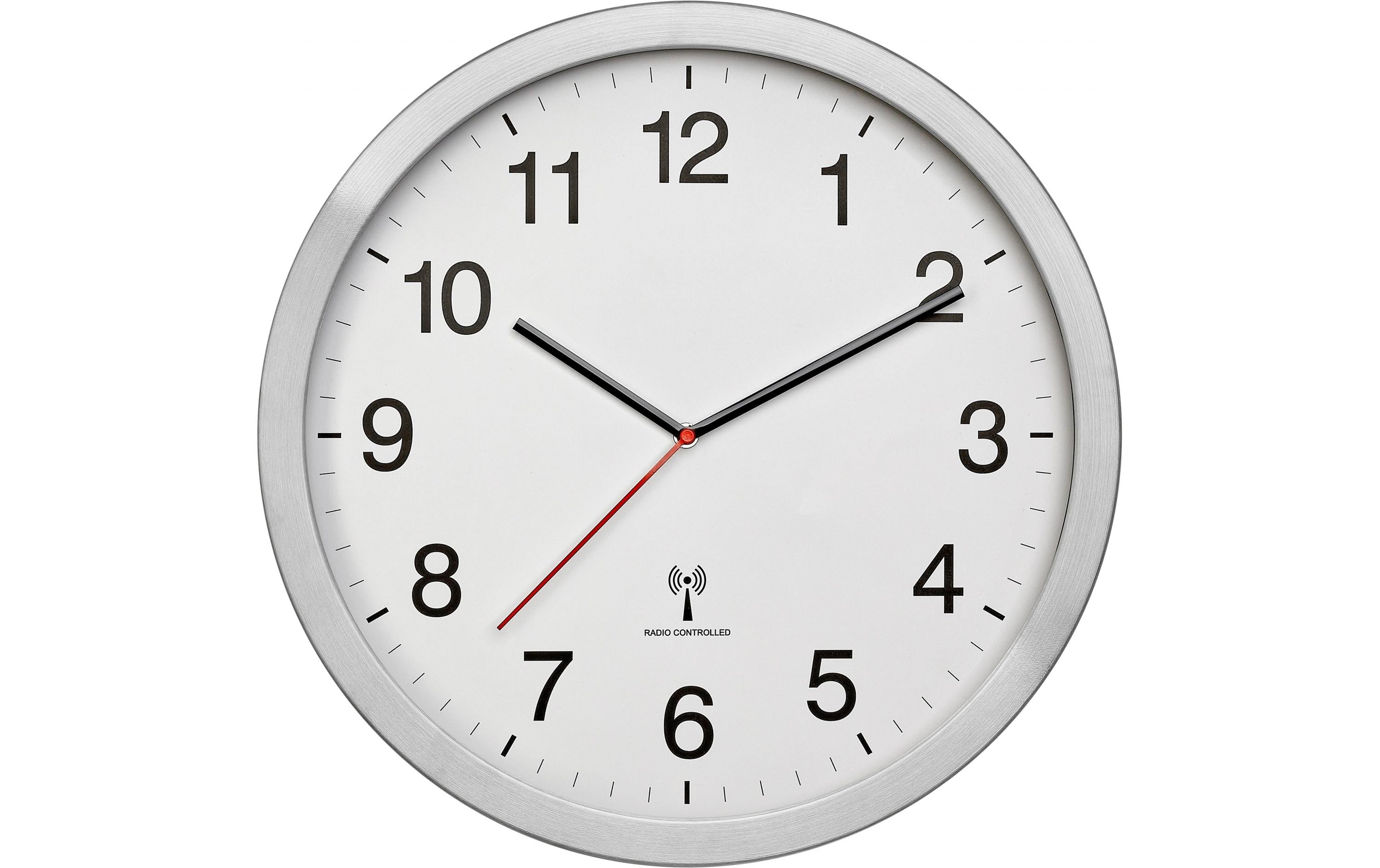 TFA Funk-Wanduhr ohne Batterie