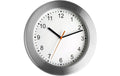 TFA Wanduhr Analog, mit Alurahmen