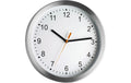 TFA Wanduhr Analog, mit Alurahmen