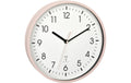 TFA Funkwanduhr ohne Batterie, Rosa