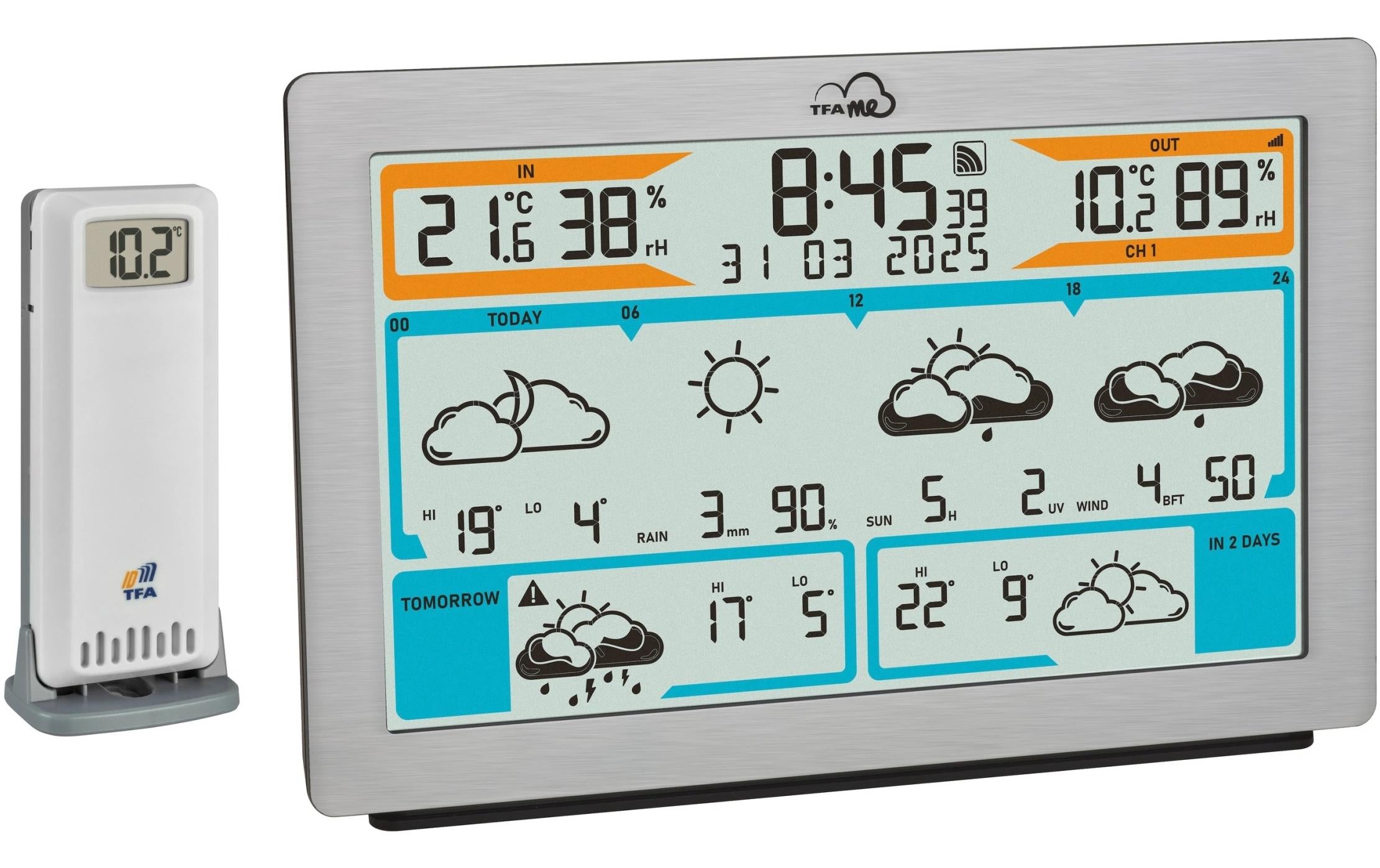TFA Wetterstation TFA.me ID-02 WLAN Exkl. Batterien
