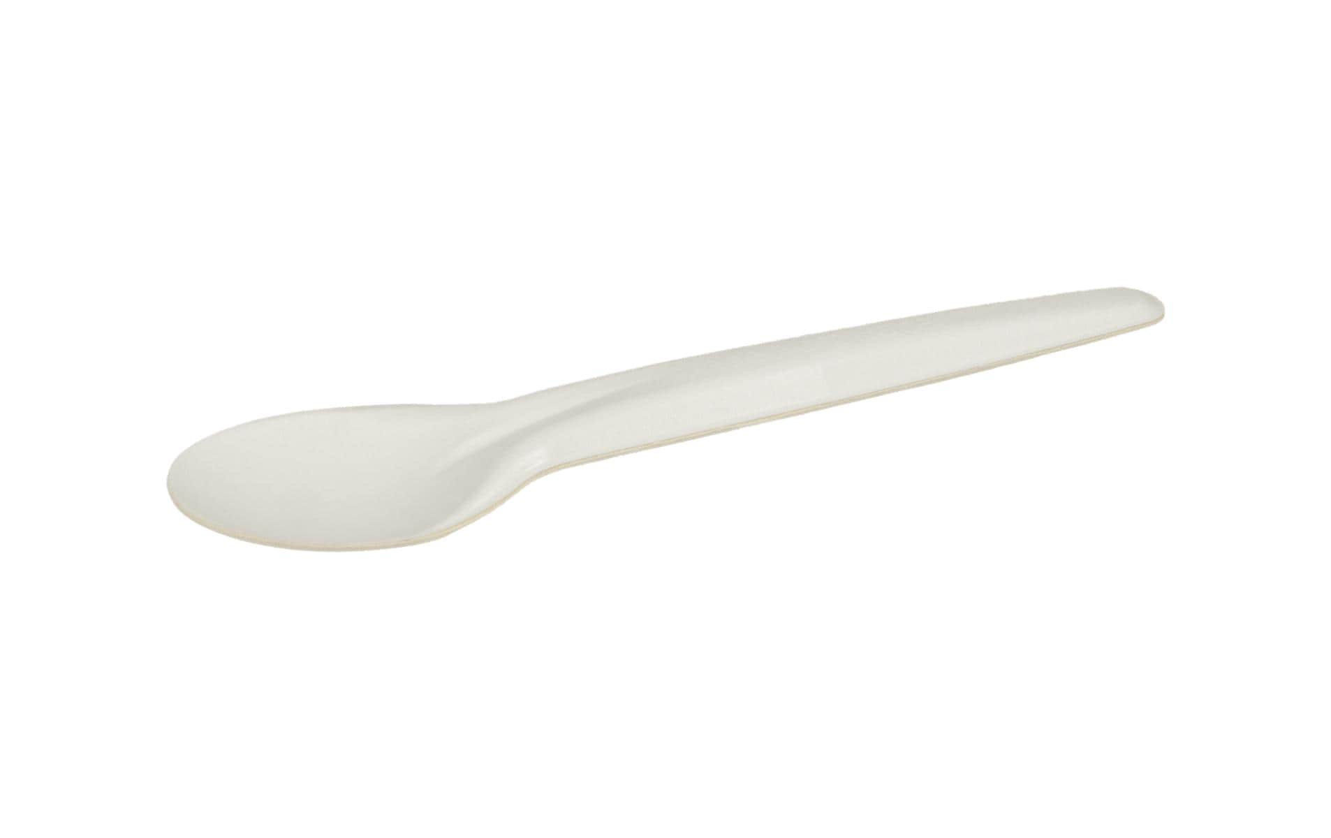 Elco Kaffeelöffel aus Papier, 50 Stück Weiss, 13 cm