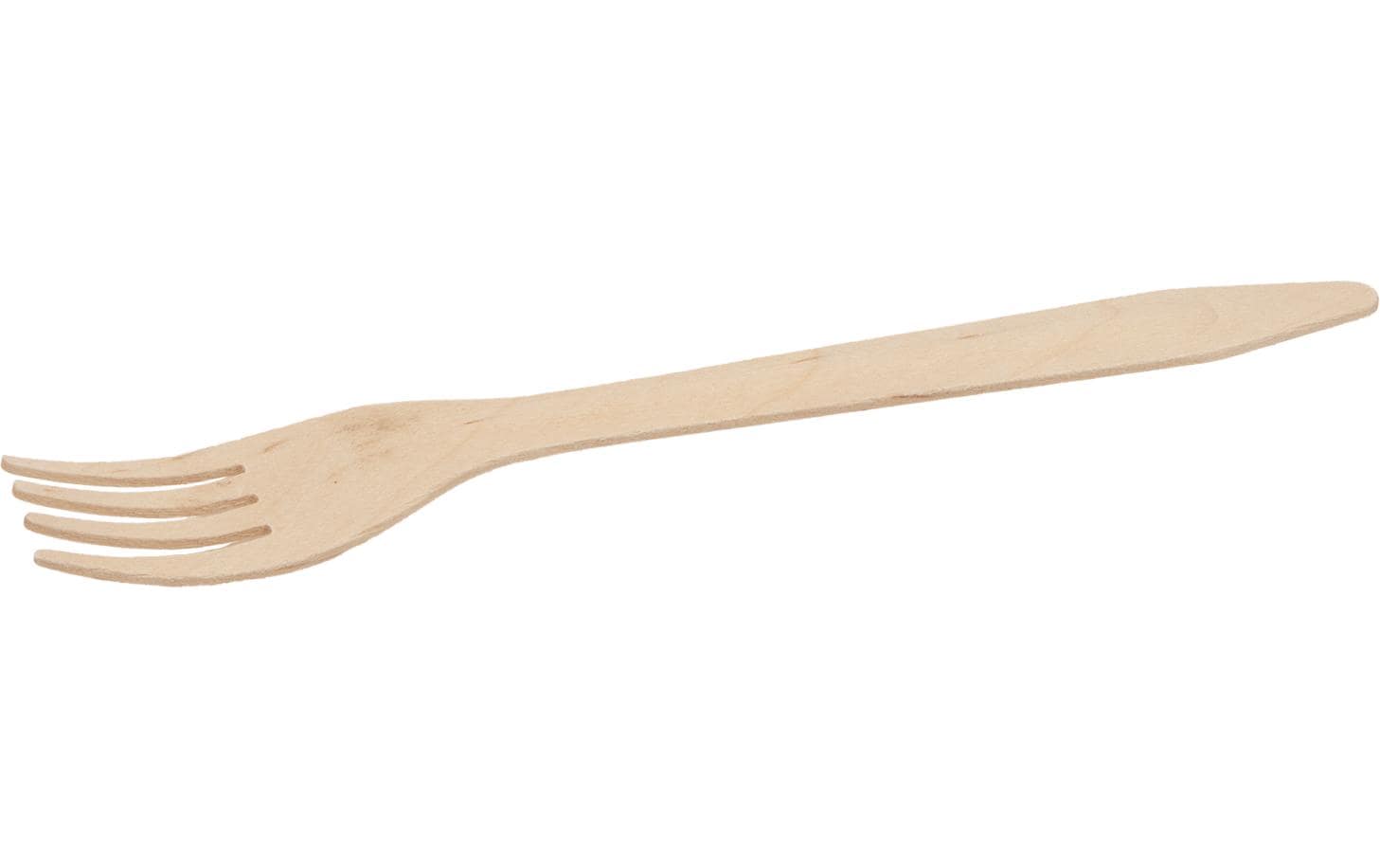 Elco Gabel aus Holz, 12 Stück Braun, 16.5 cm