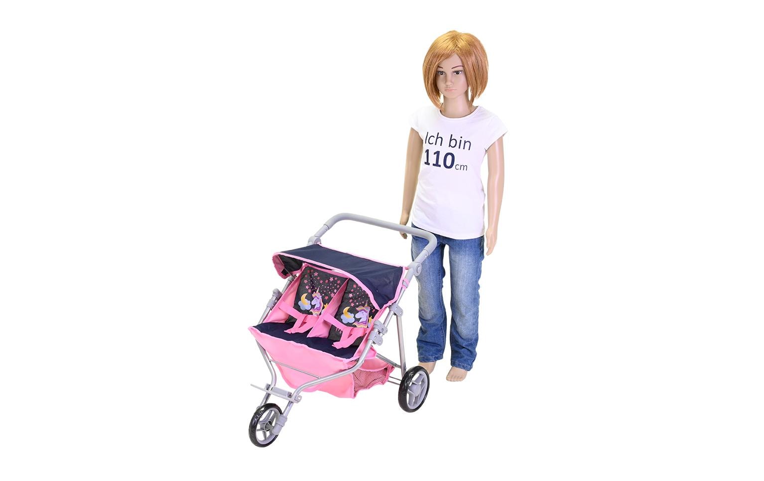 Zwillingspuppenwagen Duo Magic Unicorn