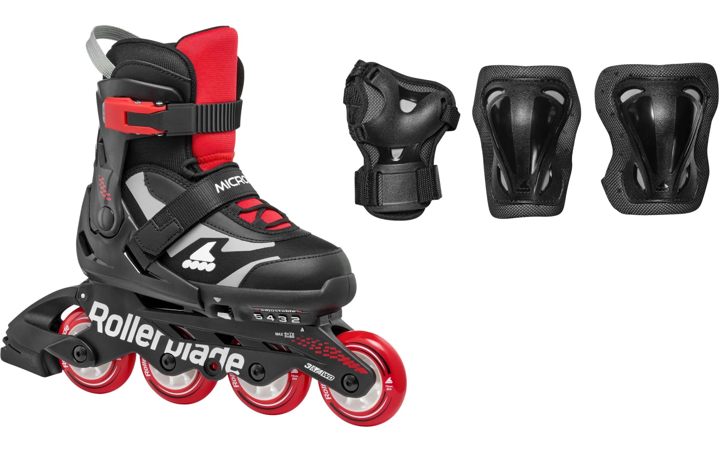 MICROBLADE COMBO SCHWARZ/ROT, Grösse 28-32