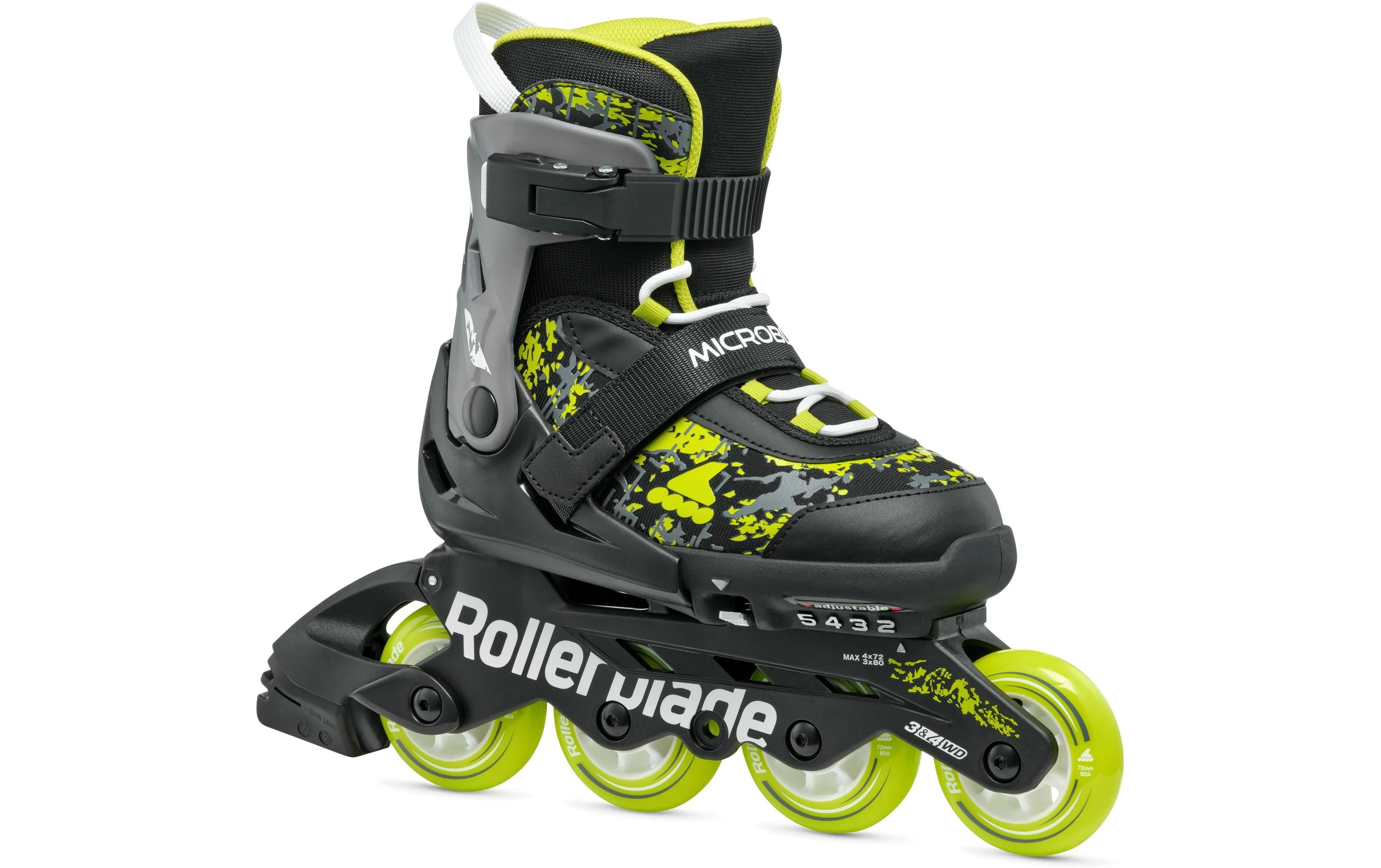MICROBLADE SL SCHWARZ/LIME, Grösse 33-36.5