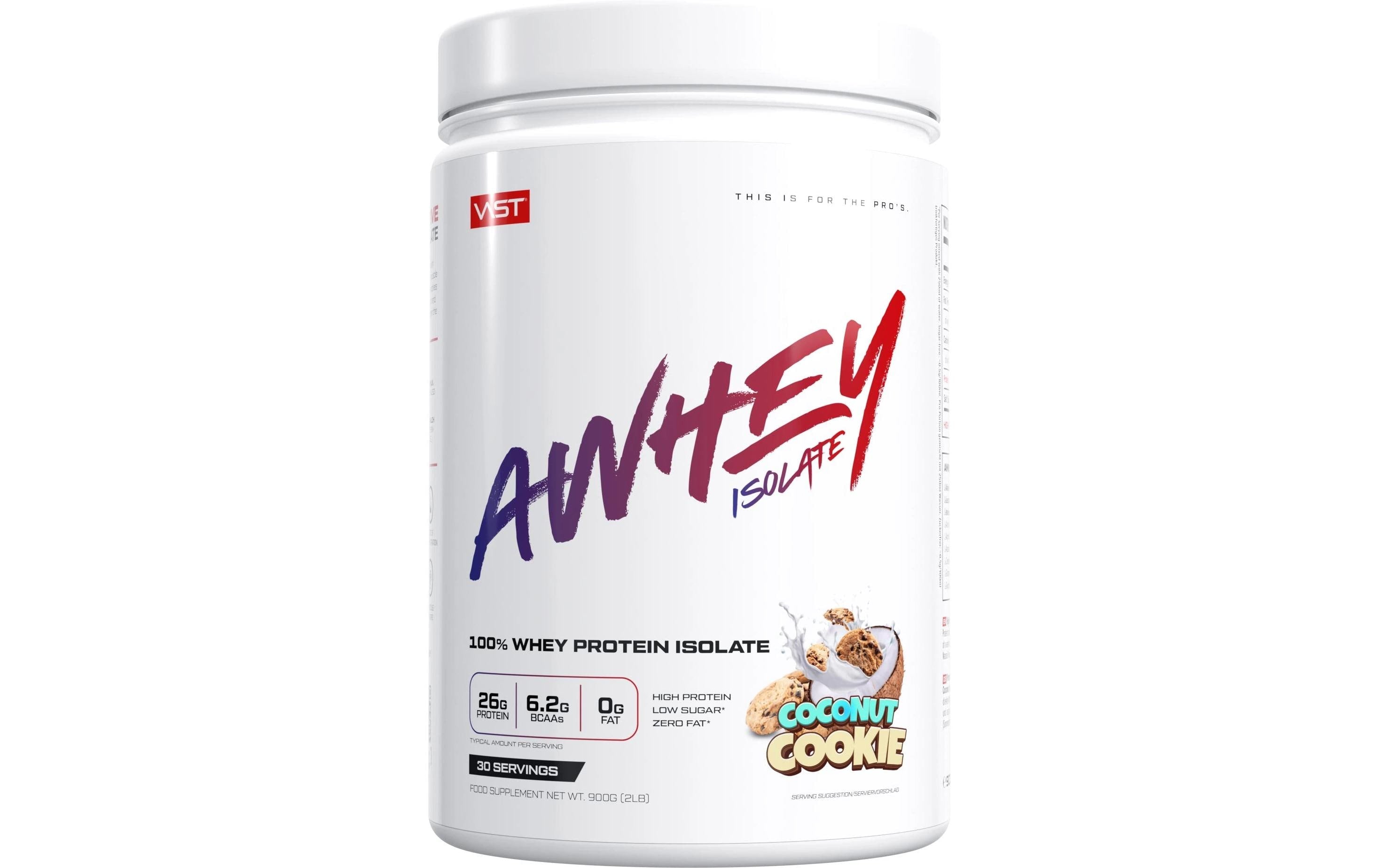 AWhey Isolate Dose: 900g, Coconut Cookie