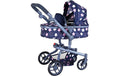 Puppenwagen Boonk star blue pink