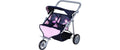 Zwillingspuppenwagen Duo princess blue