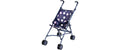 Puppenbuggy Sim star blue pink