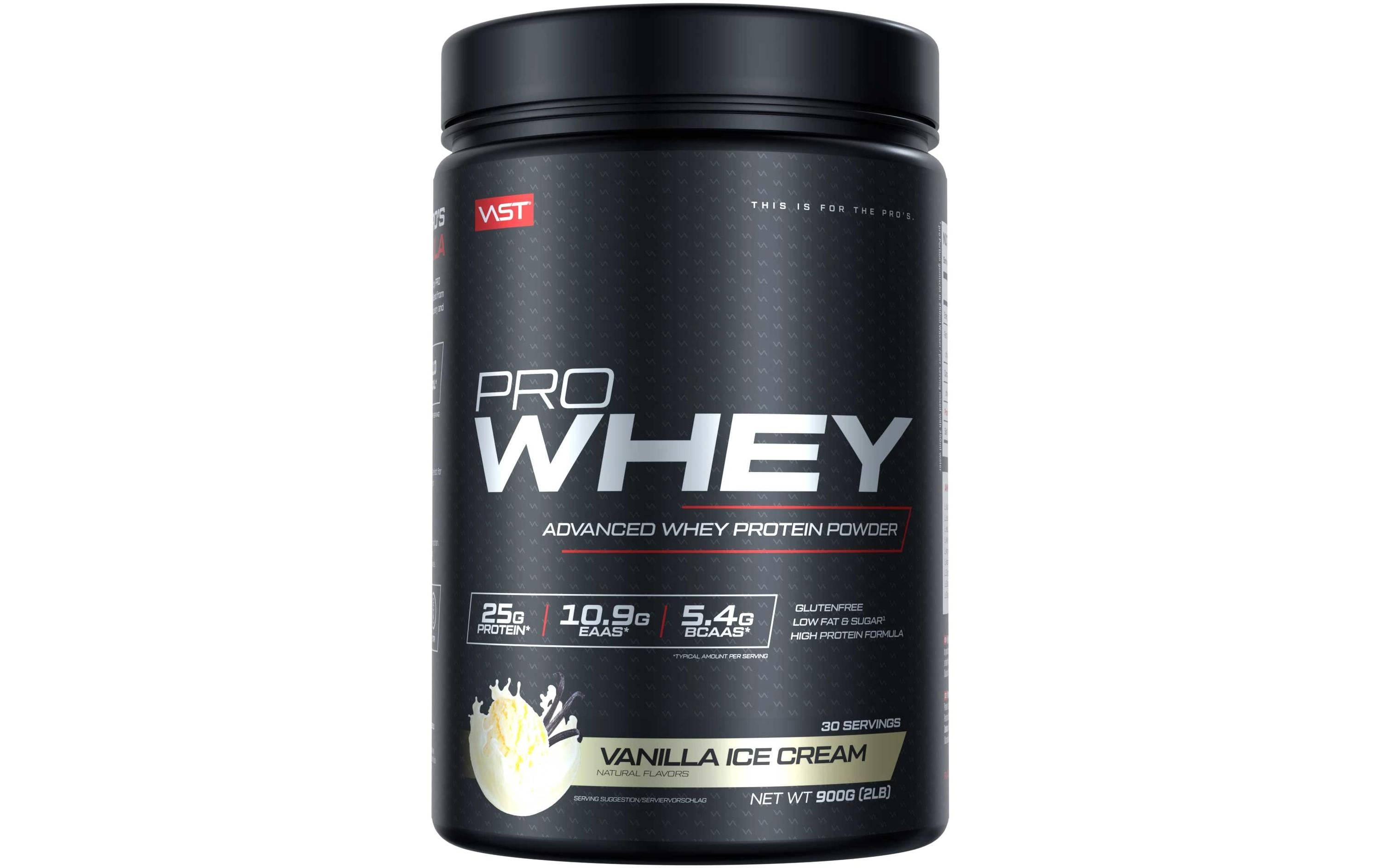 VAST PRO WHEY Dose: 900g, Vanilla Ice Cream