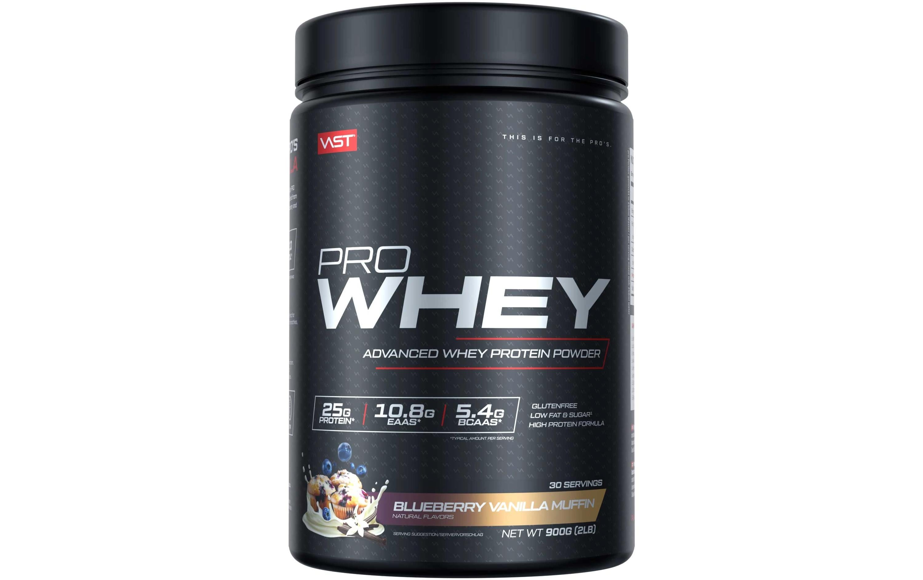 VAST PRO WHEY Dose: 900g, Blueberry Vanilla Muffin