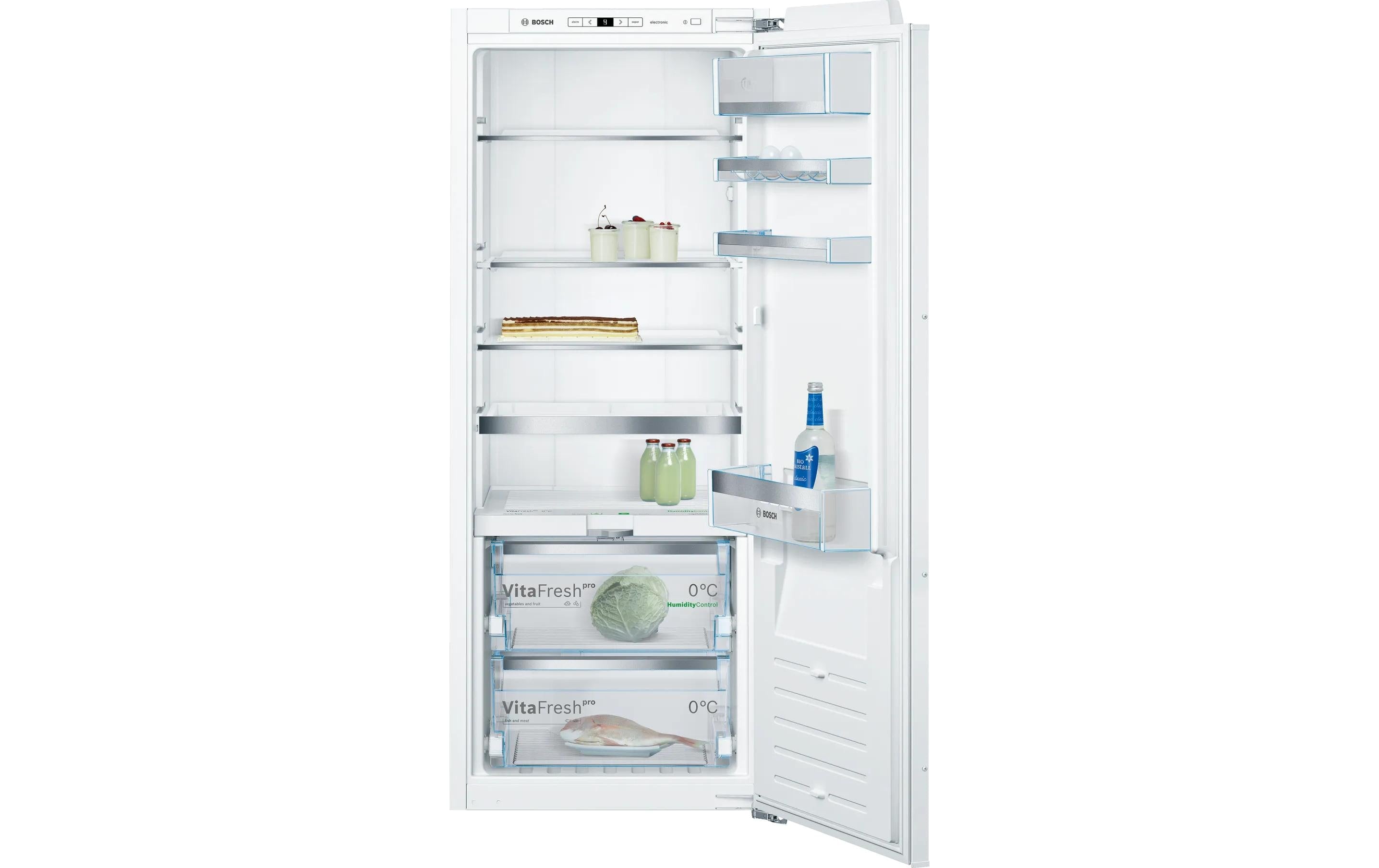 Bosch Einbaukühlschrank KIF51AFE0 E, 220l, 37dB, weiss