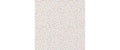 Stoff Kamill weiss / rosa 100 x 150 cm, 100 % CO