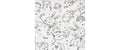 Stoff Idril weiss / schwarz 100 x 150 cm, 100 % CO