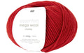 Rico Essentials Mega Wool chunky rot 100 g, 125 m, 55 % WV, 45 % PAN