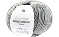 Rico Essentials Mega Wool chunky hellgrau 100 g, 125 m, 55 % WV, 45 % PAN