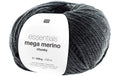 Rico Essentials Mega Wool chunky schwarz 100 g, 125 m, 55 % WV, 45 % PAN