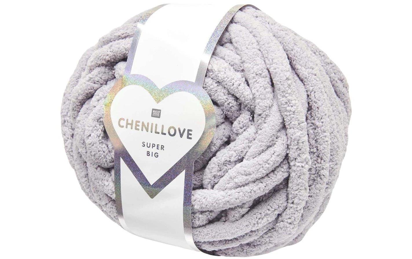 Rico Wolle Chenillove Super Big lavendel, 300 g, 36 m, 100 % PES