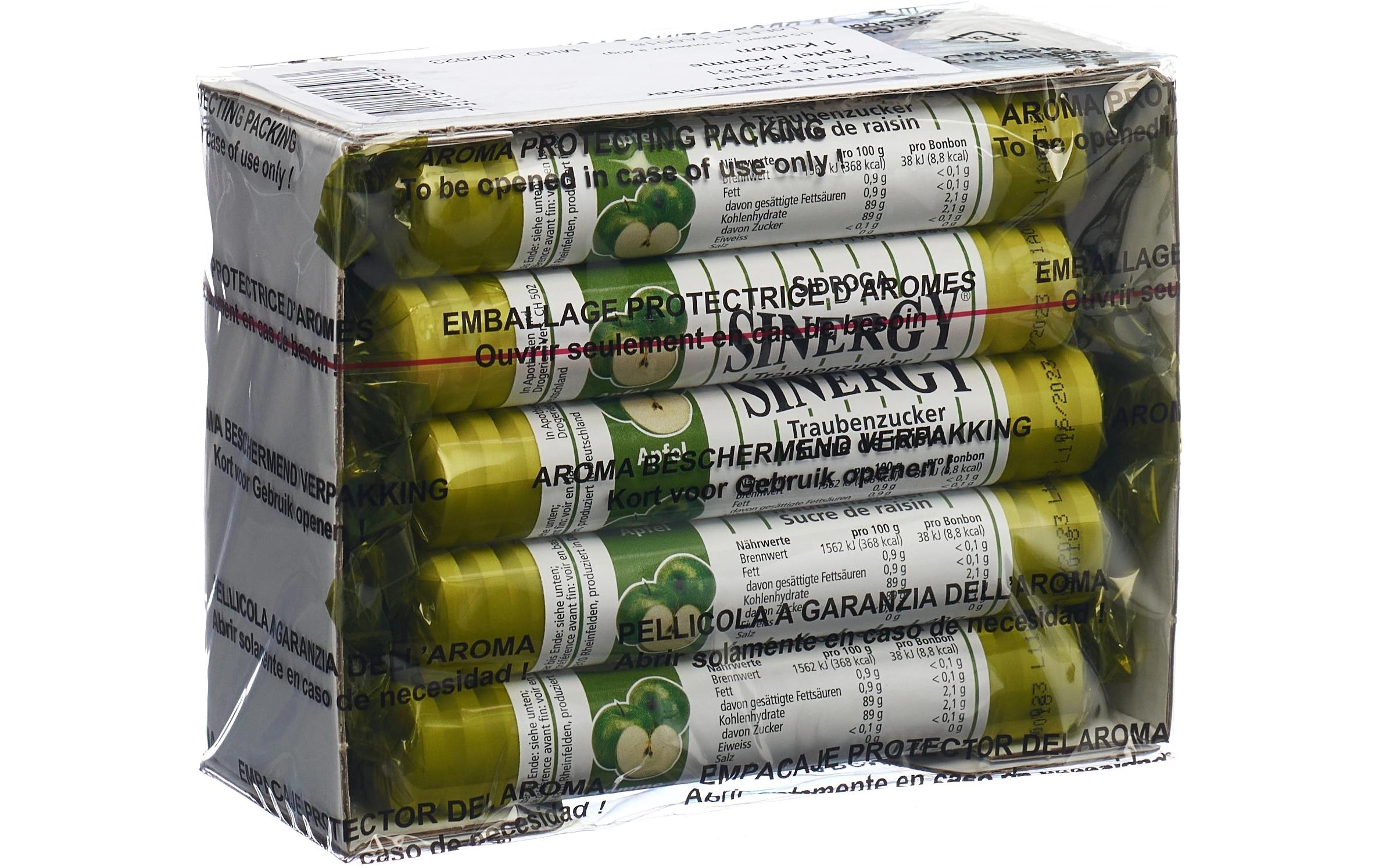Sinergy Traubenzucker Apfel 15 x 40 g