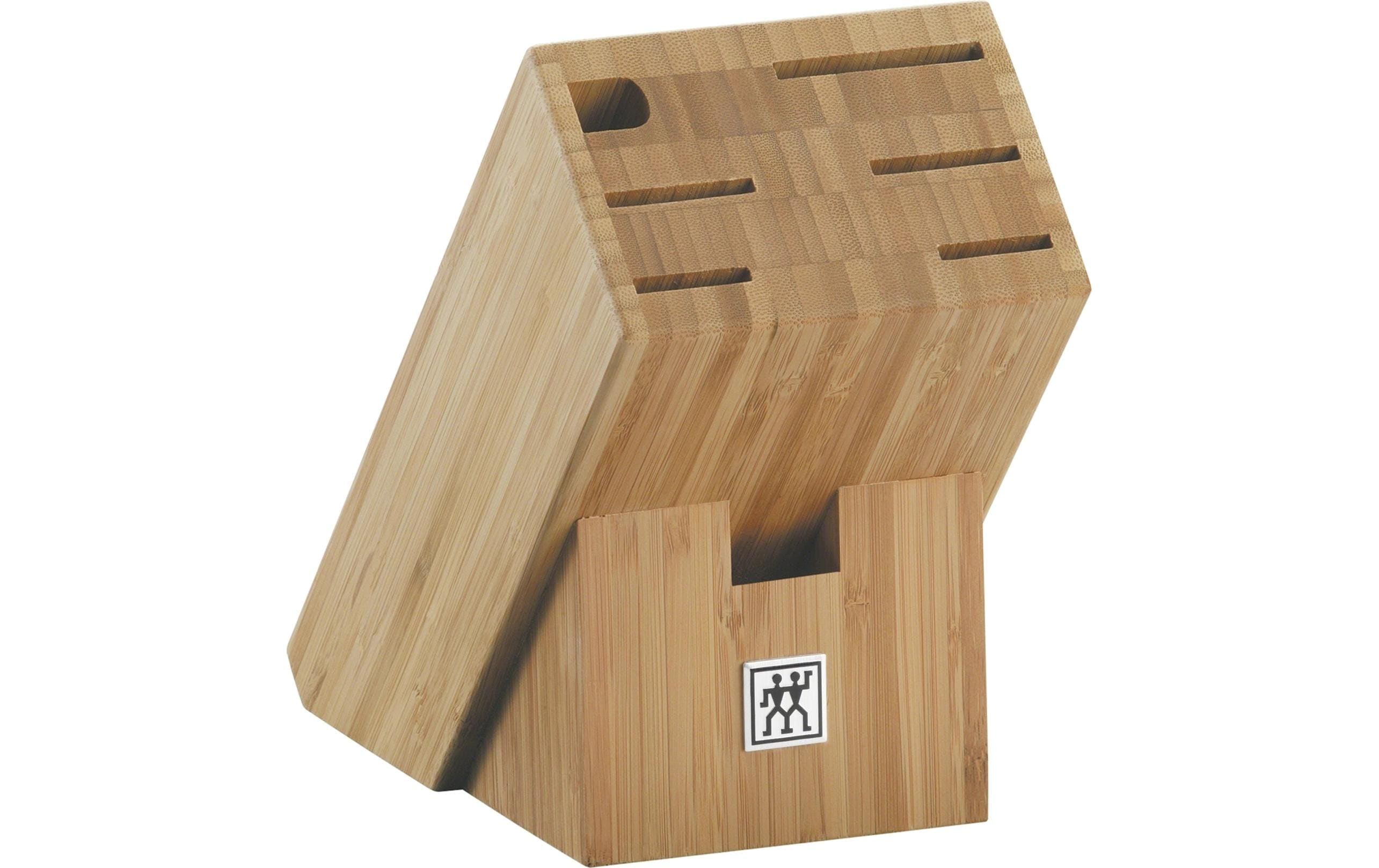 Zwilling Messerblock, Bambus m.Scherenfach Holz  26x14.5x12cm