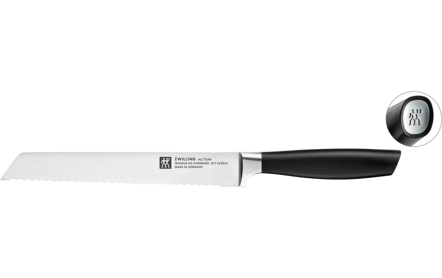 Zwilling All Star Brotmesser 200 chrome-sil Edelstahl 43x7.5x3.5cm