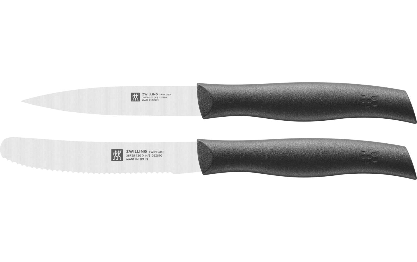 Zwilling 2tlg TWIN Grip Rüstset schwarz Edelstahl 31.3x7.8x1.6cm