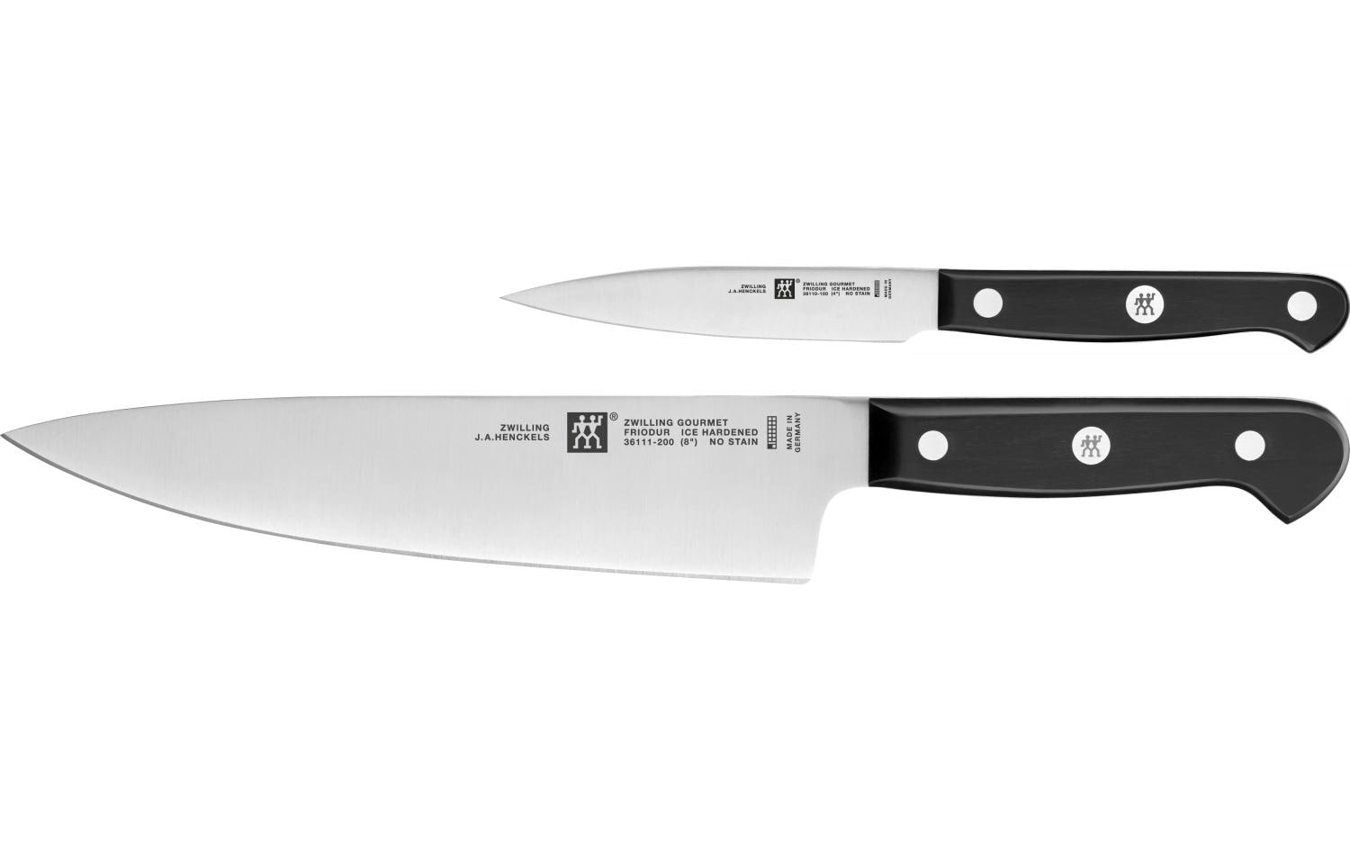 Zwilling 2tlg Gourmet Messerset Edelstahl 41.5x9.5x3cm