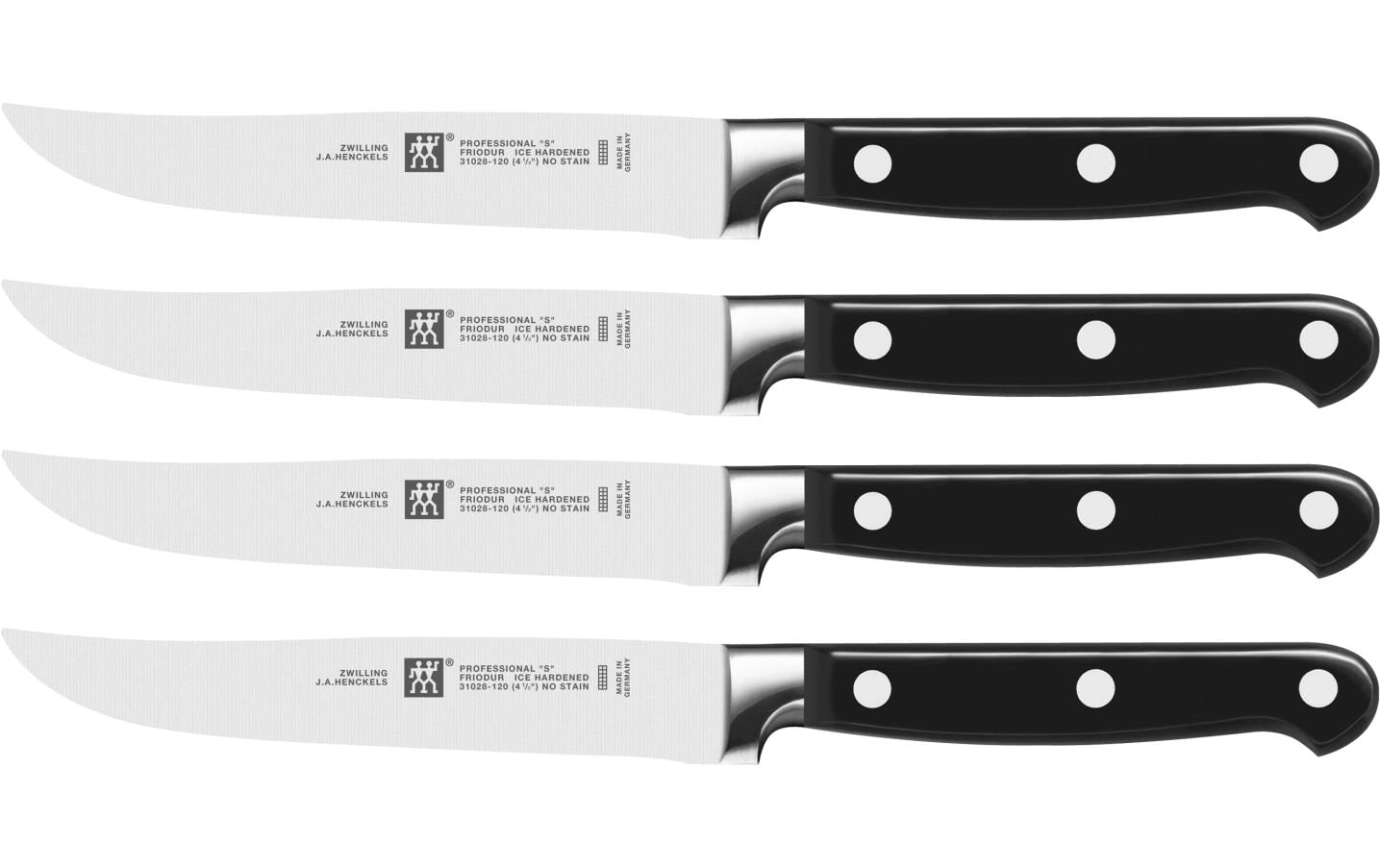 Zwilling Professional S 4er Set Steakmesser Edelstahl 33x12.5x3cm