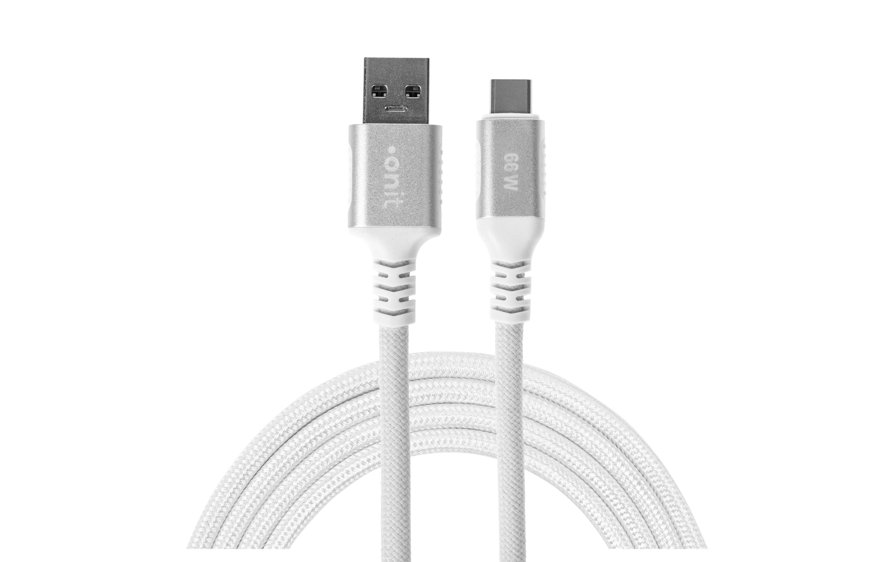 onit USB-Kabel pro A-C weiss 1m USB 3.2Gen2 / 66W / 10Gbps