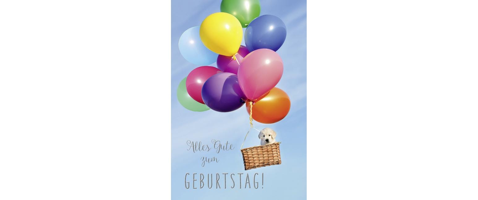 ABC Glückwunschkarte Geburtstag Format B6, 125 x 176 mm, mit Couvert