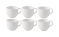 Villeroy & Boch Afina Kaffeetassen 6 Stk., 10,5x8,5cm,0,15l, weiss