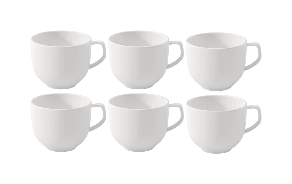 Villeroy & Boch Afina Kaffeetassen 6 Stk., 10,5x8,5cm,0,15l, weiss