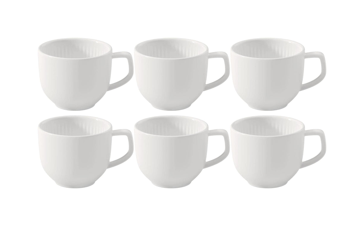 Villeroy & Boch Afina EspressoOber 6 Stk.,8x6,5cm,0,05l, weiss