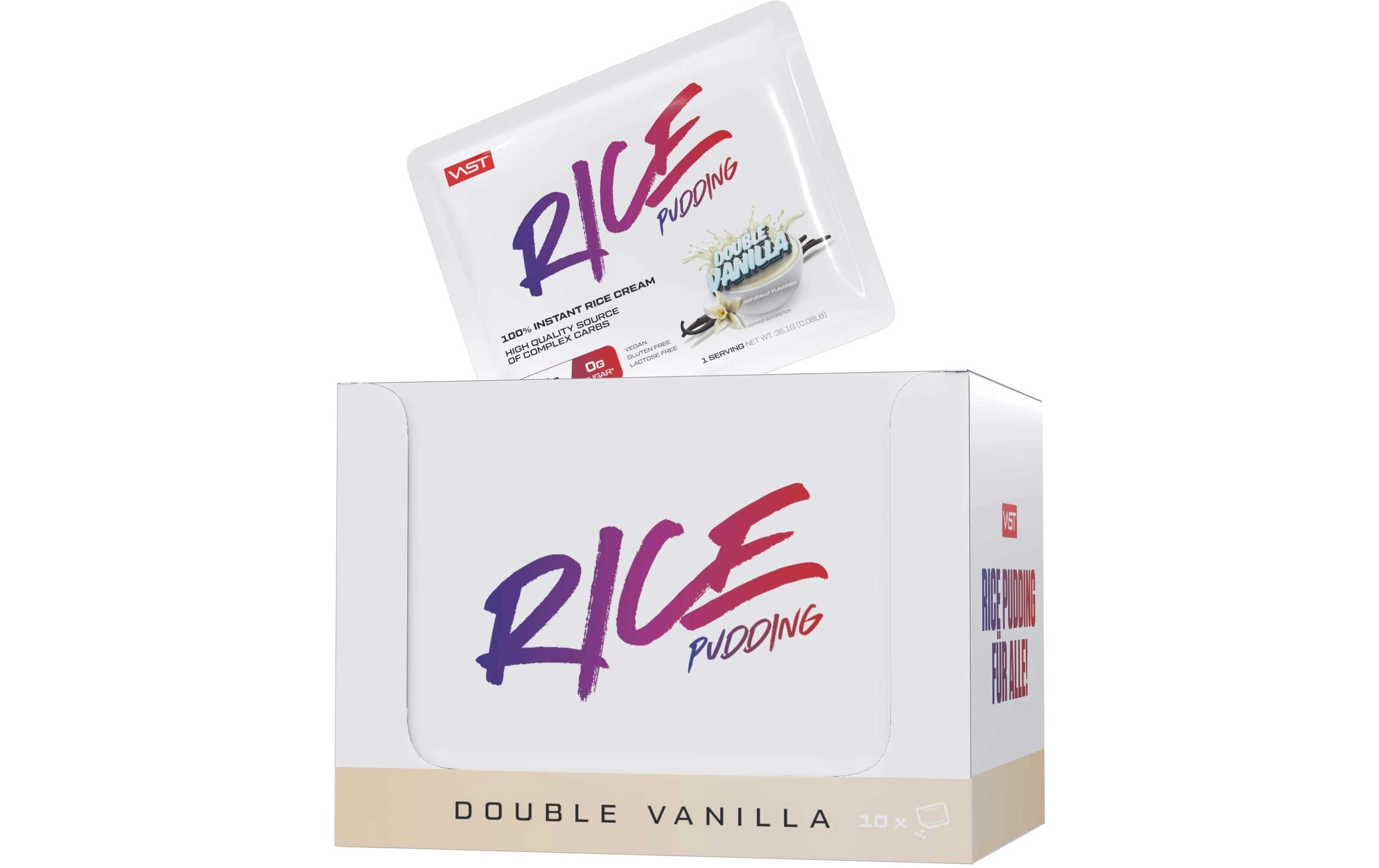 VAST Instant Rice Pudding Box 10x 36.1g,  Double Vanilla