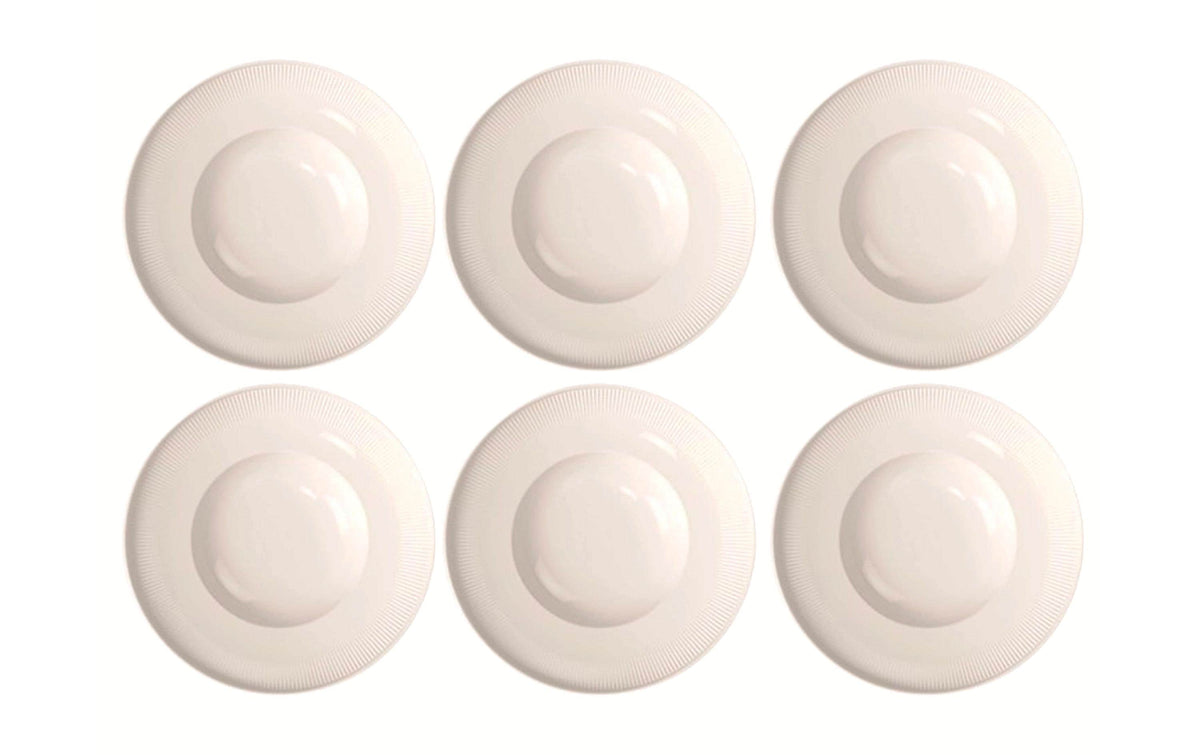 Villeroy & Boch Afina Teller tief 25cm 6 Stk.,25cm, 0,3l, weiss