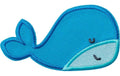 Monoquick Aufbügelbild Basic Blauwal 4.5 x 8.3 cm
