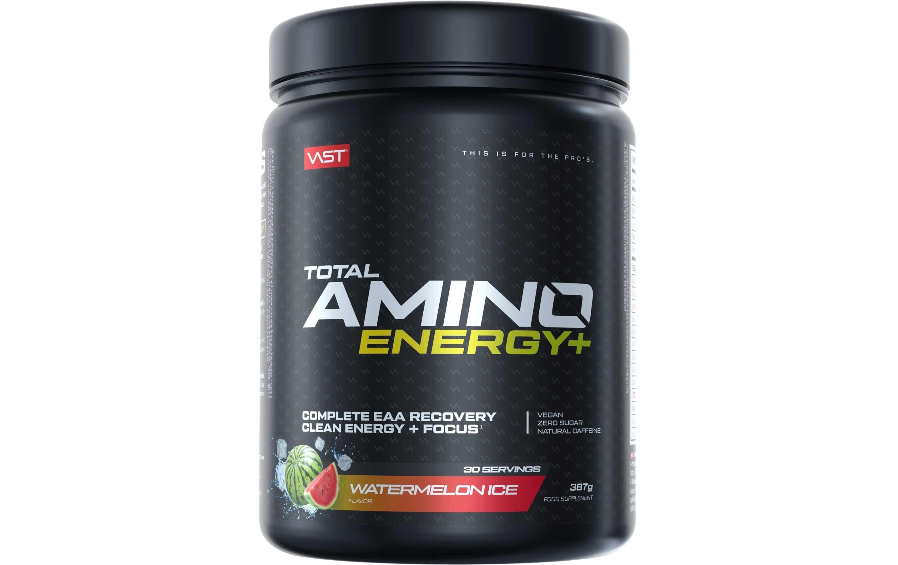 VAST Total Amino Energy Dose: 375g, Watermelon Ice