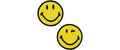 Monoquick Aufbügelbild Mini Smiley "classic"  3 x 2 cm, 2 Stk