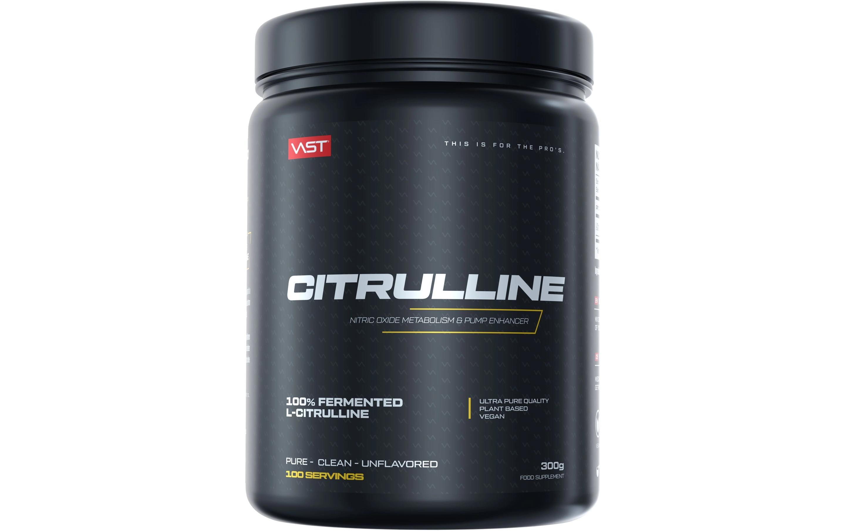 VAST Citrulline Dose: 300g