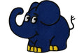Monoquick Aufbügelbild Midi Die Maus Elefant 6 x 7.5 cm