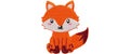 Monoquick Aufbügelbild Midi Recycl-Patch Fuchs 6.1 x 5.2 cm