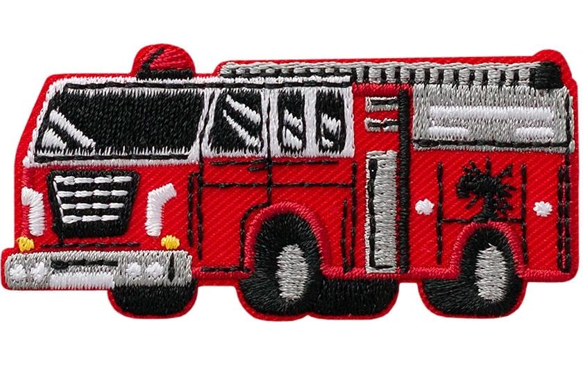Monoquick Aufbügelbild Midi Feuerwehrwagen 3.3 x 7 cm
