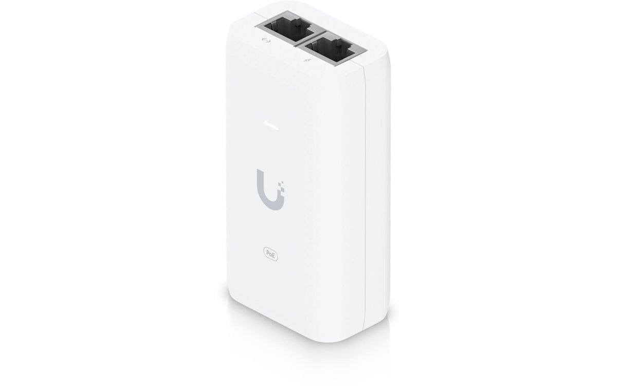 Ubiquiti 802.3bt PoE++ Injector: 48V, 60W 10GE, für aktiv PoE Endgeräte, weiss