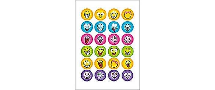 Herma Sticker Gesichter 1 Blatt, 24 Sticker, selbstklebend