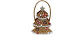 Dameco Tasche Tannenbaum aus Filz 8.5x17x23 cm (LxBxH)